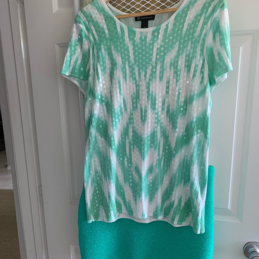 I.N.C. Skirt and matching Top set